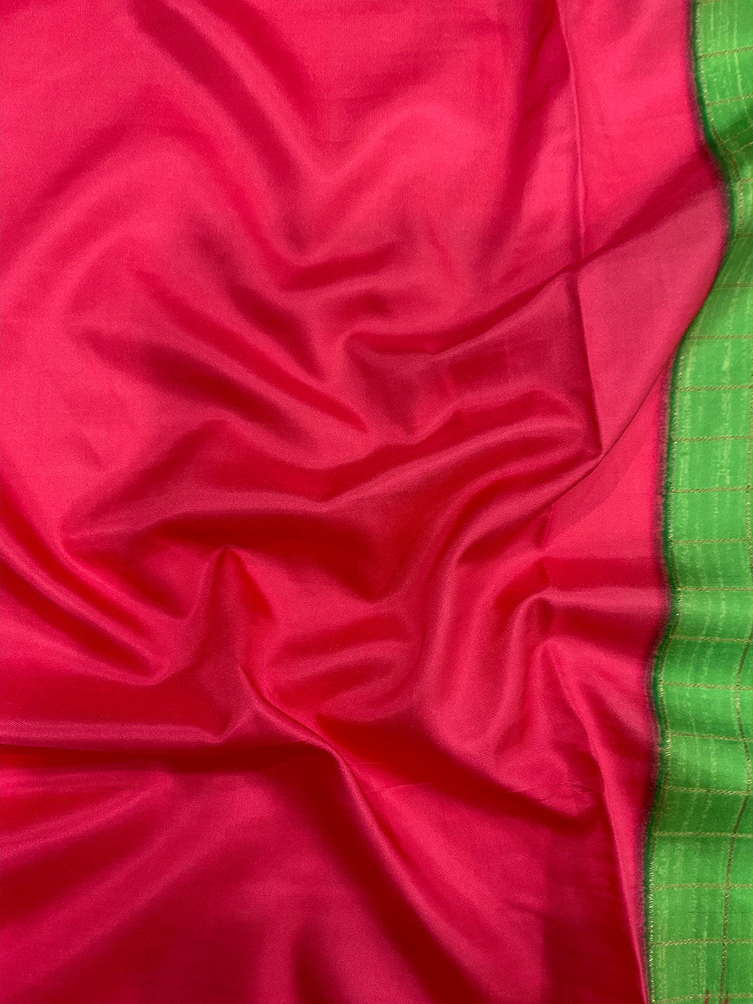 Heritage Soft Silk Satin Chex Saree by My Store