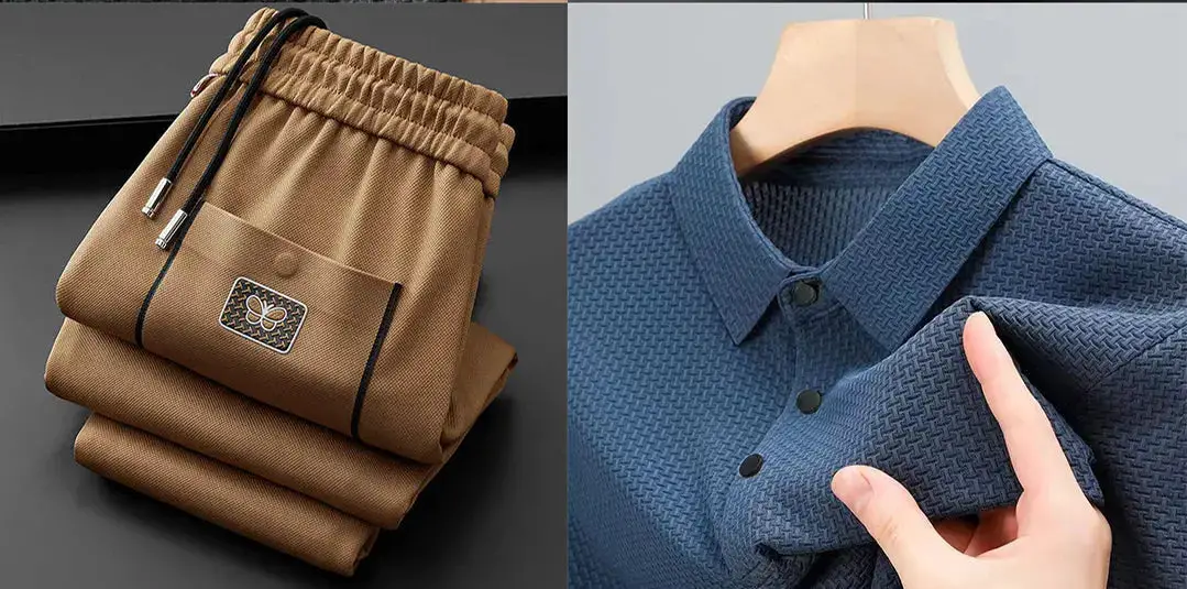 Polo T-shirt casual pants(Pack of 2) My Store
