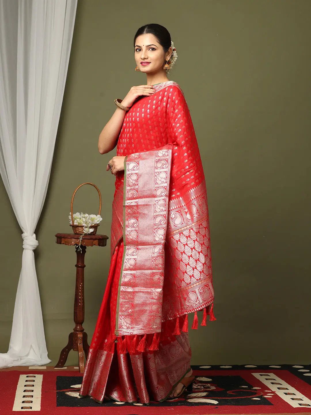 Kanjivaaram Soft Silk Design Saree by My Store
