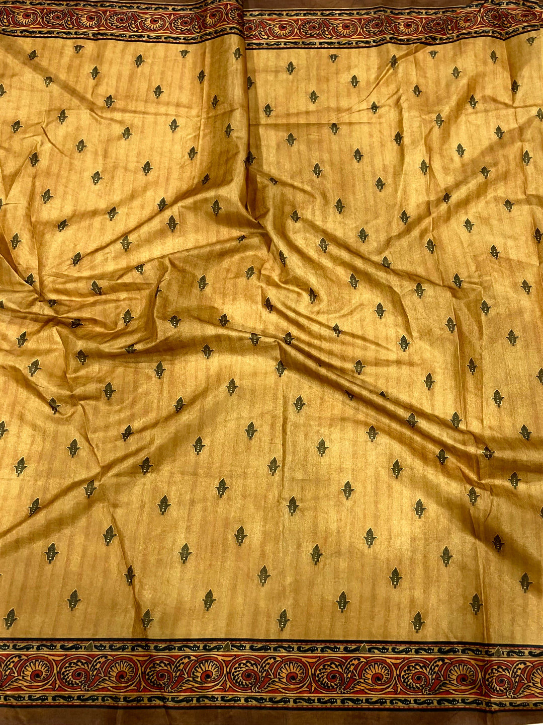 Heritage Soft Dola Silk Printed Saree by My Store