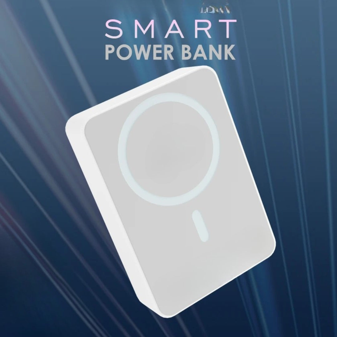 TecSox 5000mAh | Wireless With MagSafe Compact Pocket Size Power Bank | Lithium Polymer