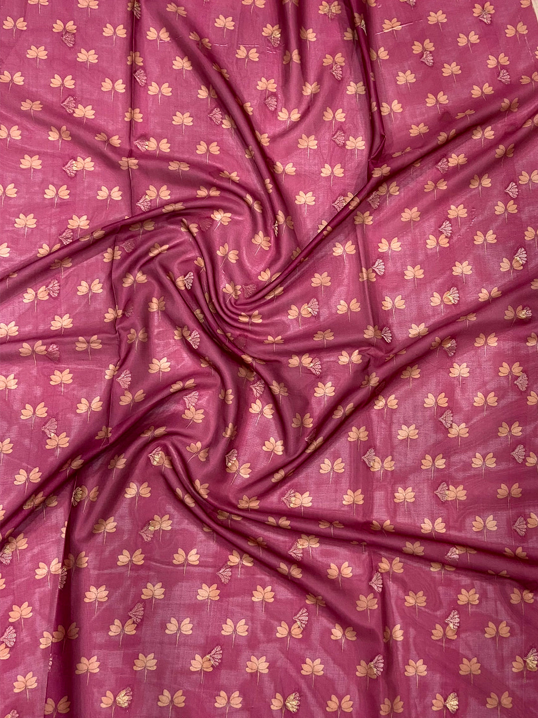 Coral Kalamkari Ombre Crepe Silk Saree by My Store