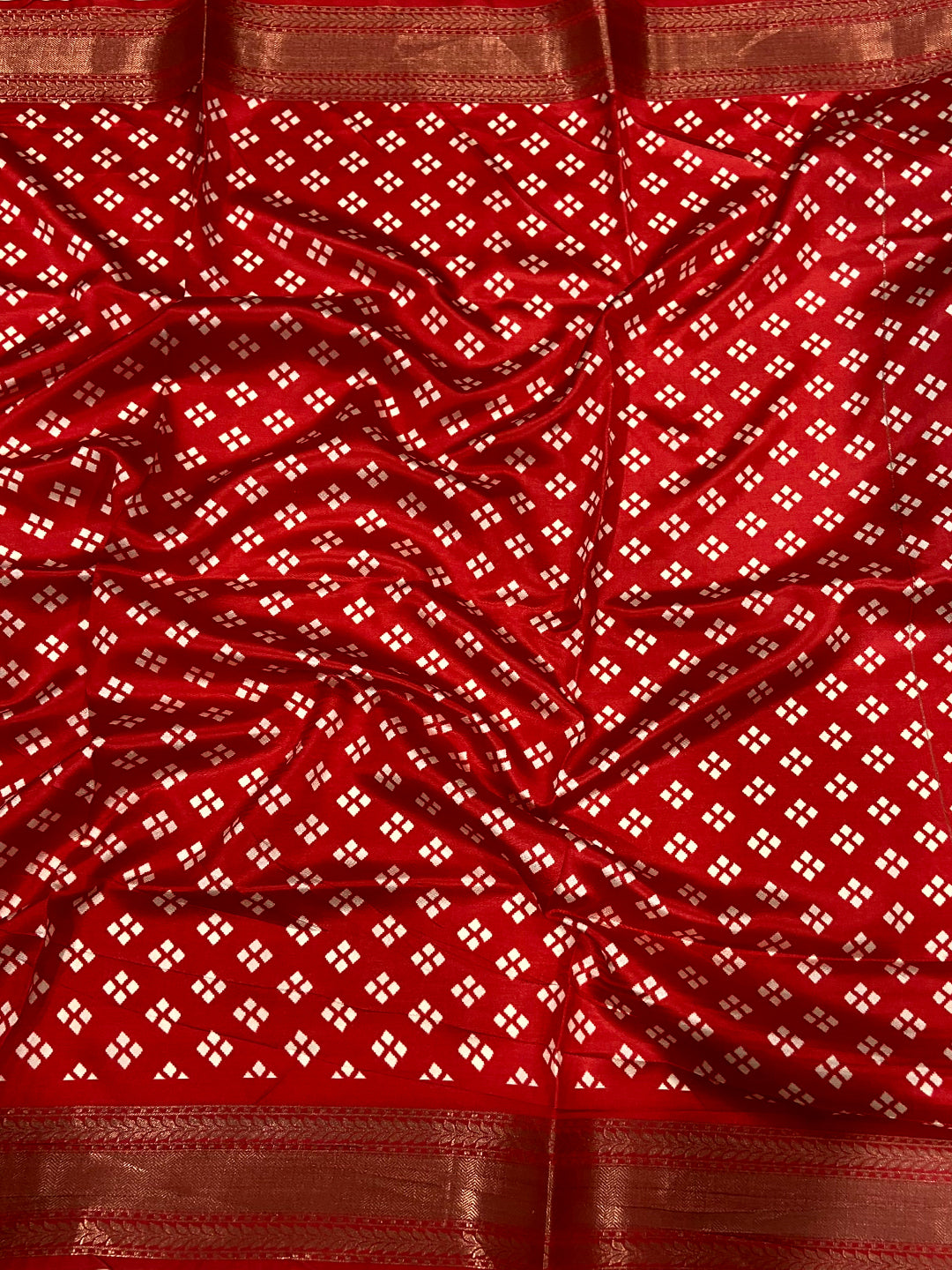 Mughal Kalamkari Print Pashmina Saree by My Store