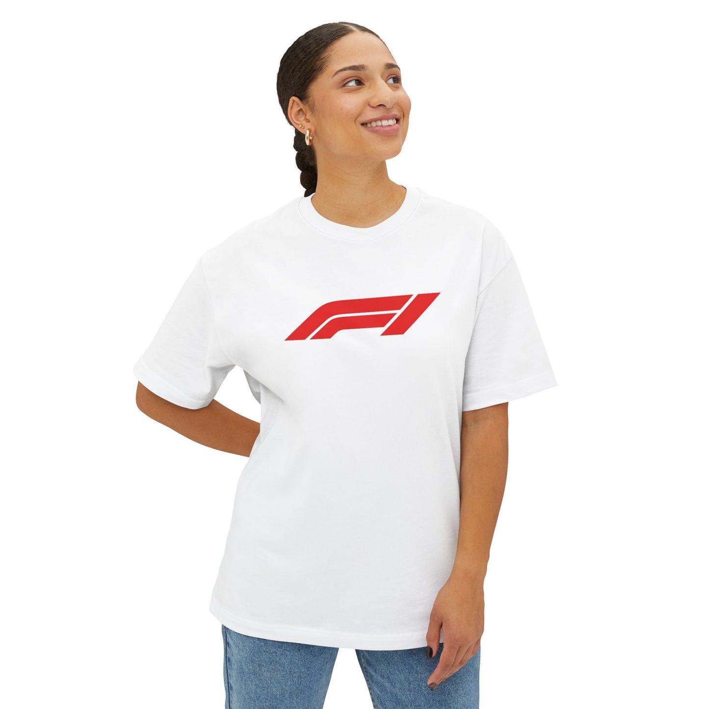 Formula 1 - Unisex Off Shoulder Oversized T-shirt