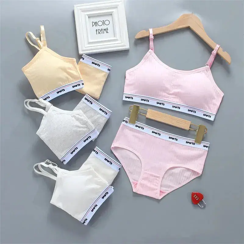Women's Lightly Padded Wire Free Bra Panty Lingerie Set for Girl's Combo (Pack of 4) - My Store