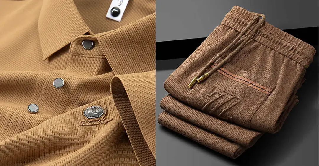 Polo T-shirt casual pants(Pack of 2) My Store