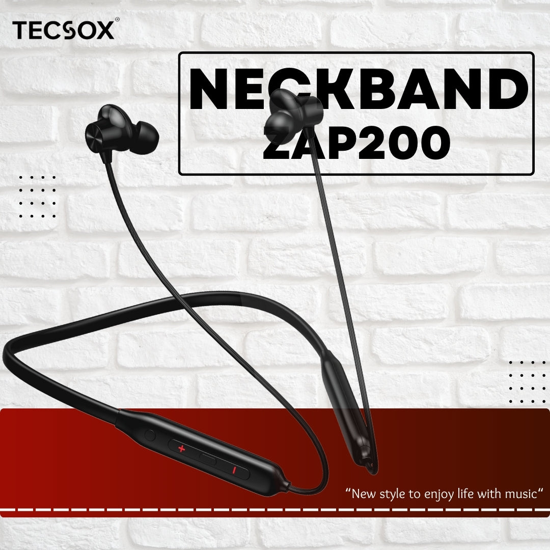 Zap200 Bluetooth Neckband | 40 Hr | High Bass | IPX Water Resistant