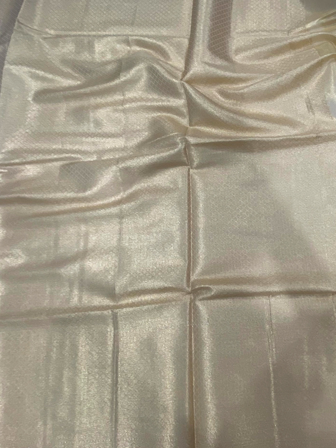 Elegant Gold Zari Glass Tissue Saree by My Store