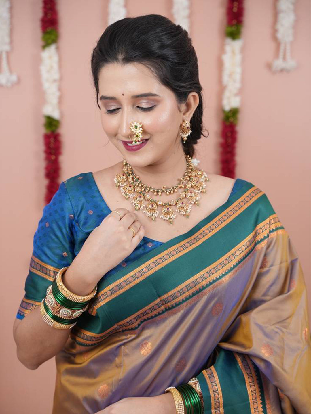 Soft NarayanPaith Paithani Saree by My Store