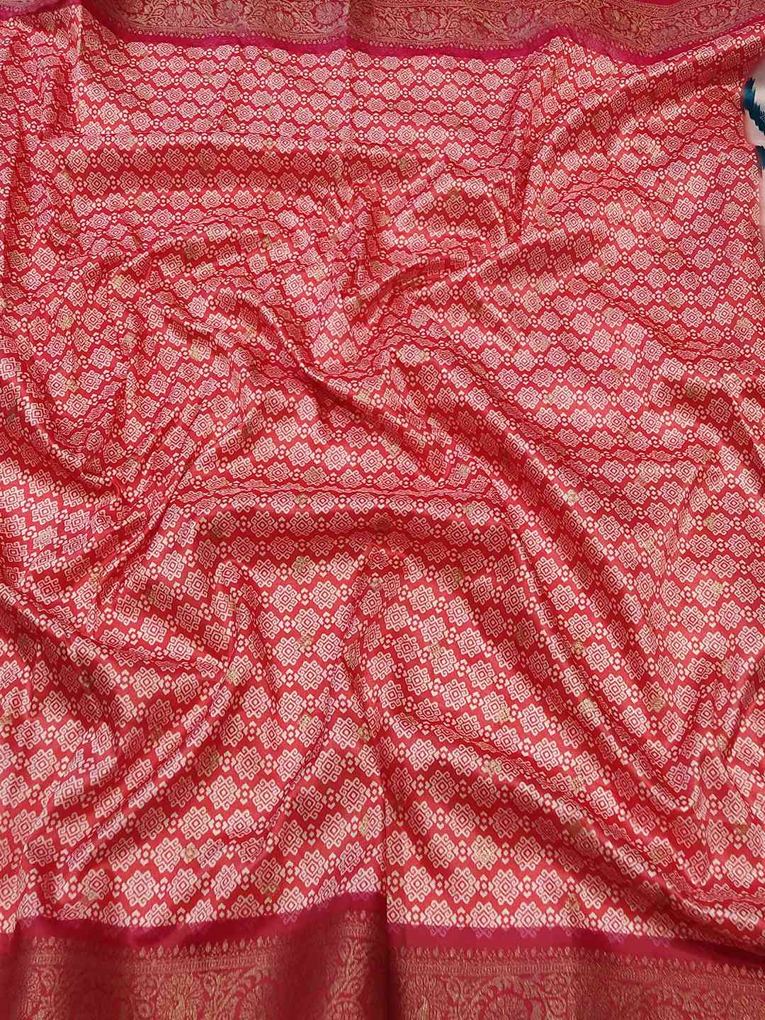 Banarasi Soft Silk Adorns With Zari Patola Pallu Saree