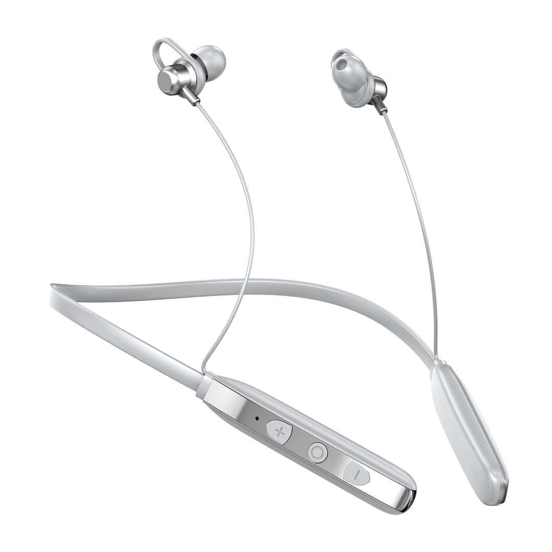 TecSox Verve Bluetooth Neckband | Metallic Touch + High Bass