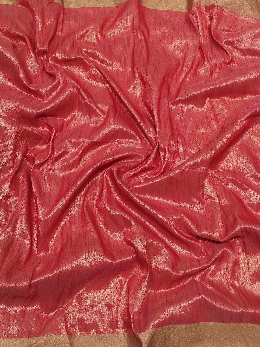 Incredible Pen Kalamkari Linen Tissue Soft Saree by My Store