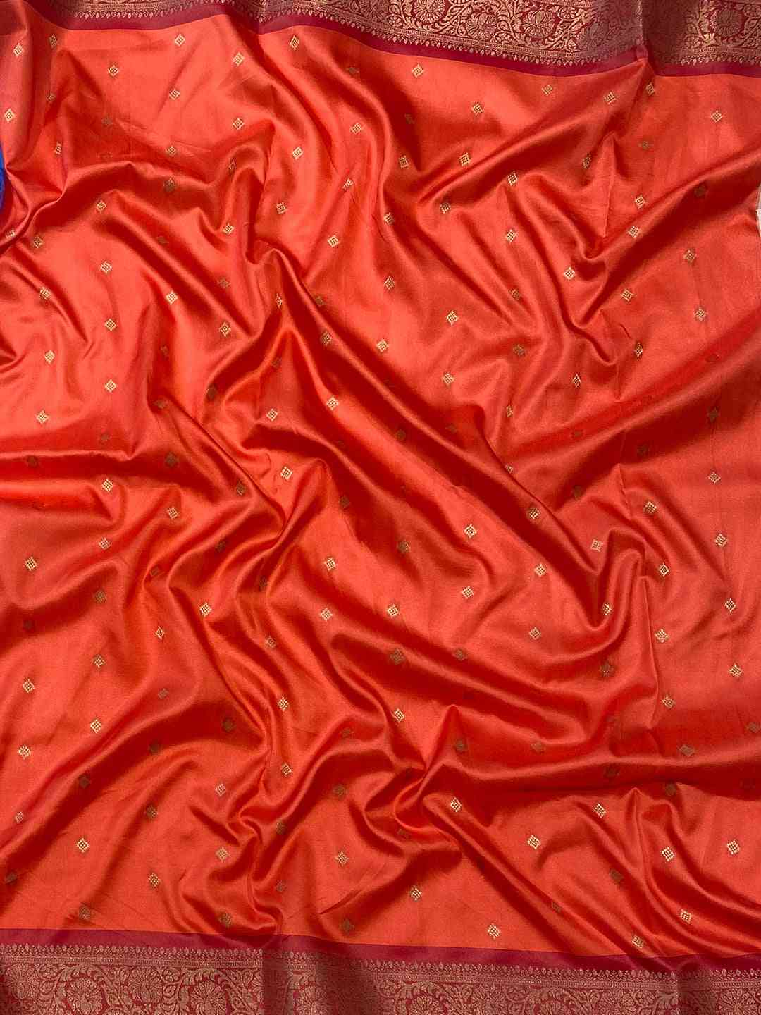 Blue Banarasi Silk Patola Pallu Saree