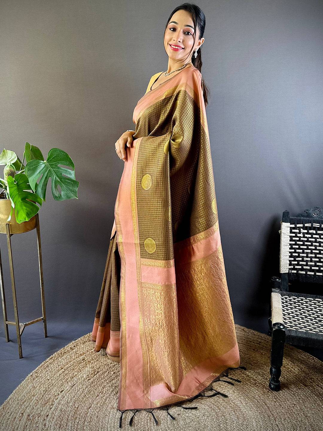 Royal Chex Radiance Banarasi Saree by My Store