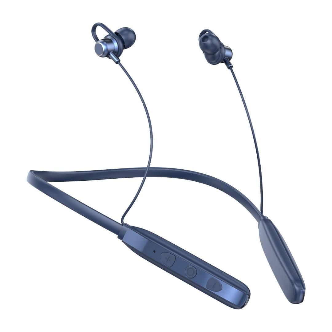 TecSox Verve Bluetooth Neckband | Metallic Touch + High Bass