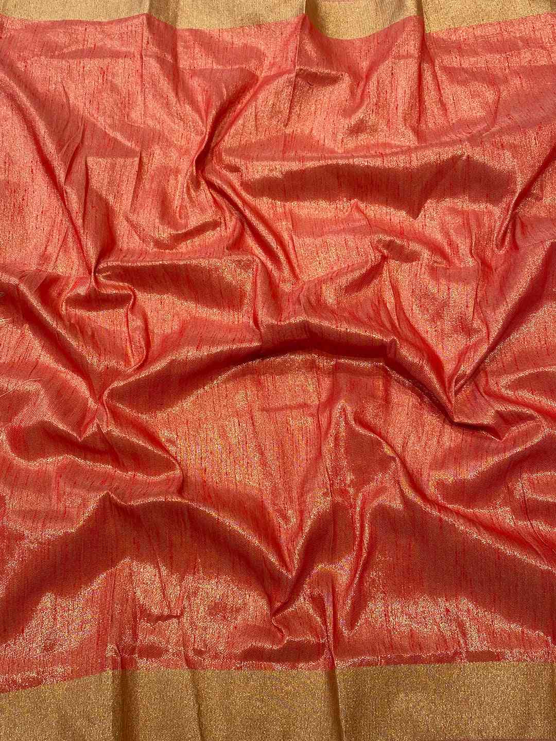 Incredible Pen Kalamkari Linen Tissue Soft Saree by My Store