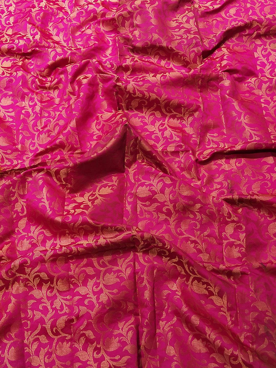 Beautiful Kanjivaram Silk Saree With Broced Zari Blouse