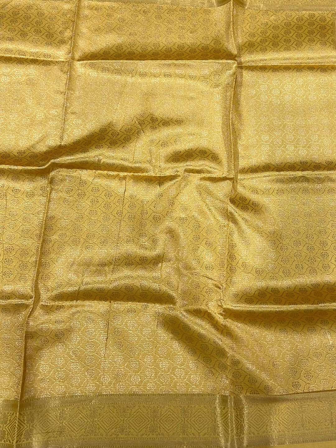 Opulent Banarasi Ghicha Tussar Floral Print Saree by My Store