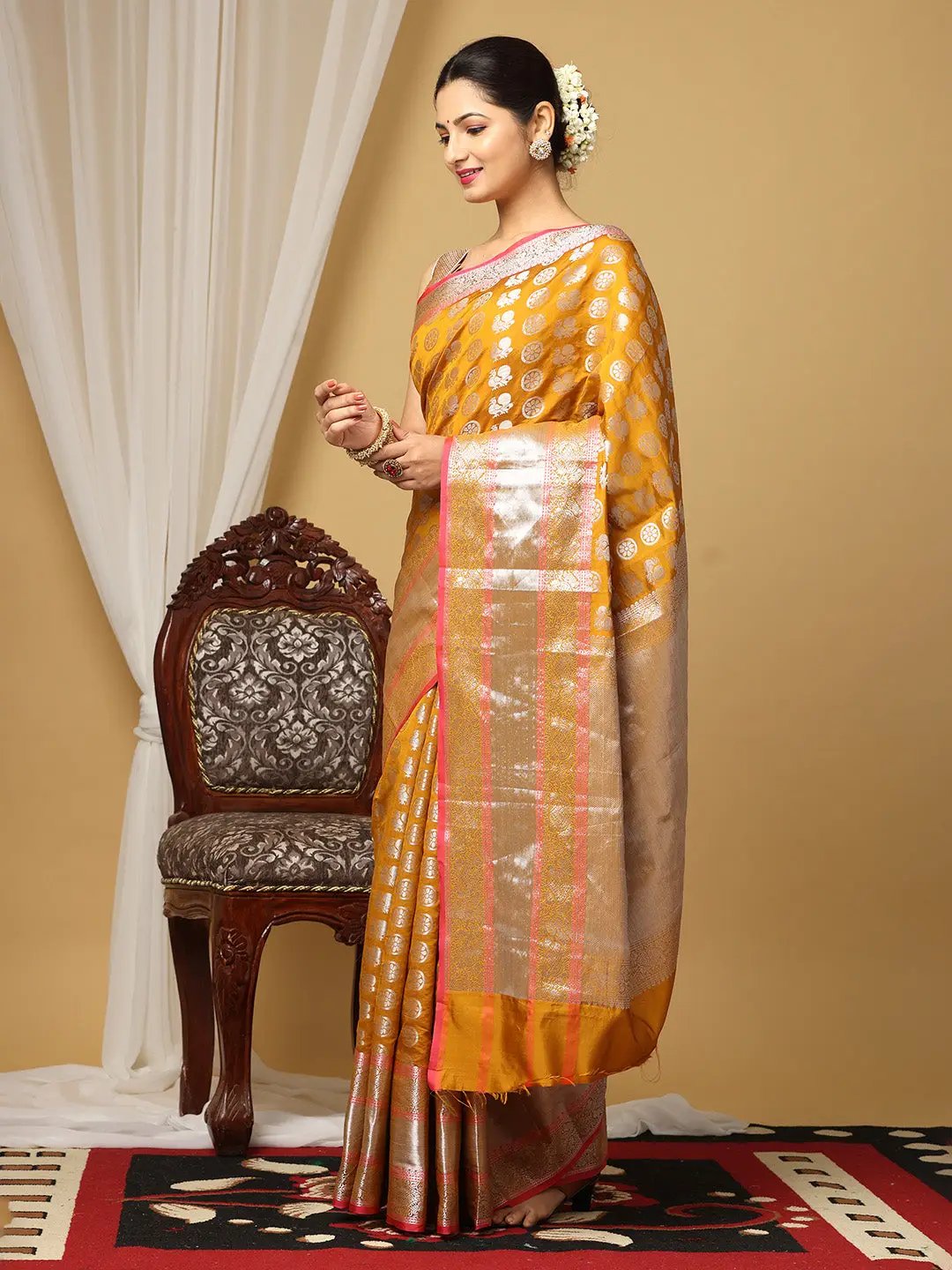 Kanjivaaram Soft Silk Design Saree by My Store