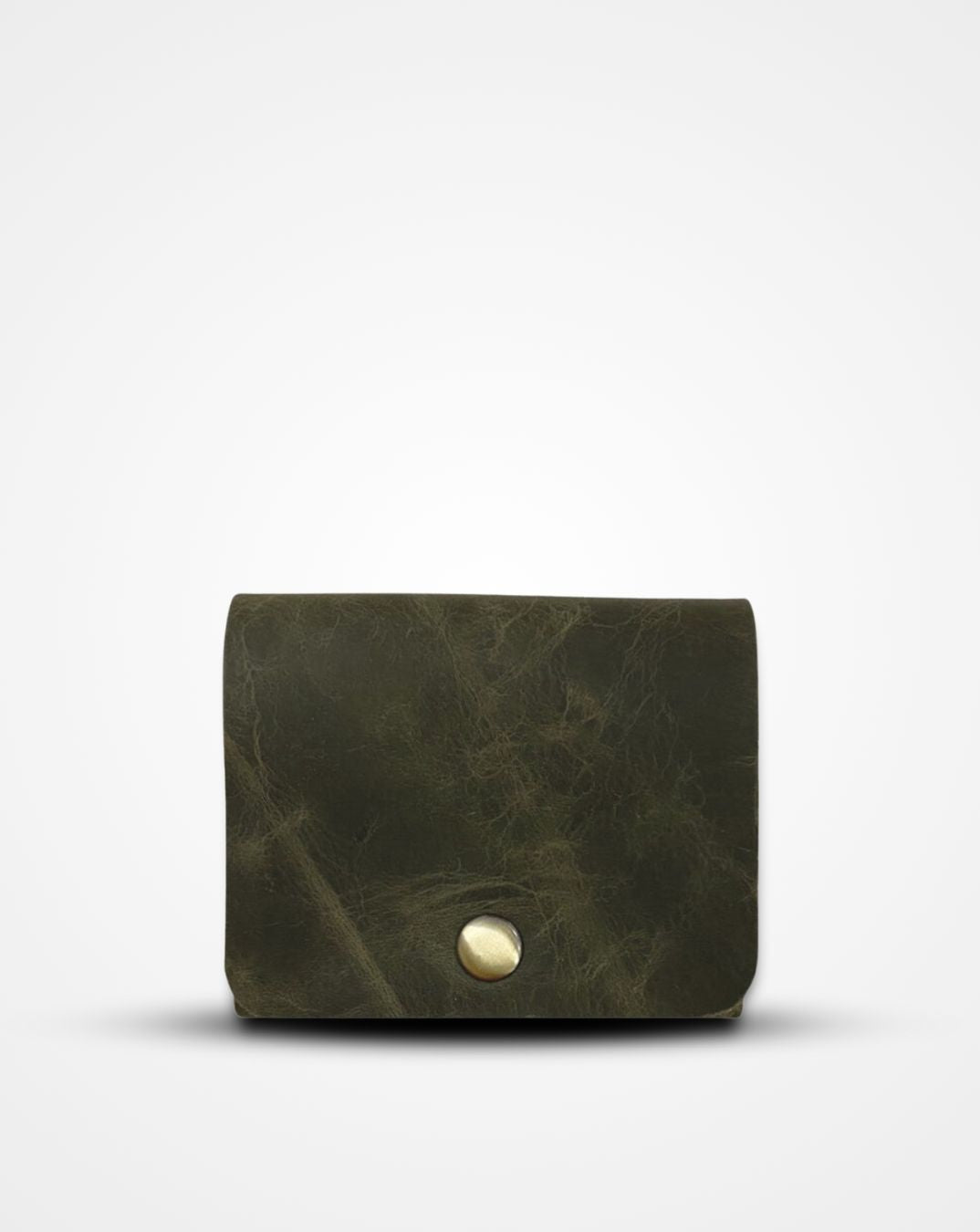 Crushed olive green native batua