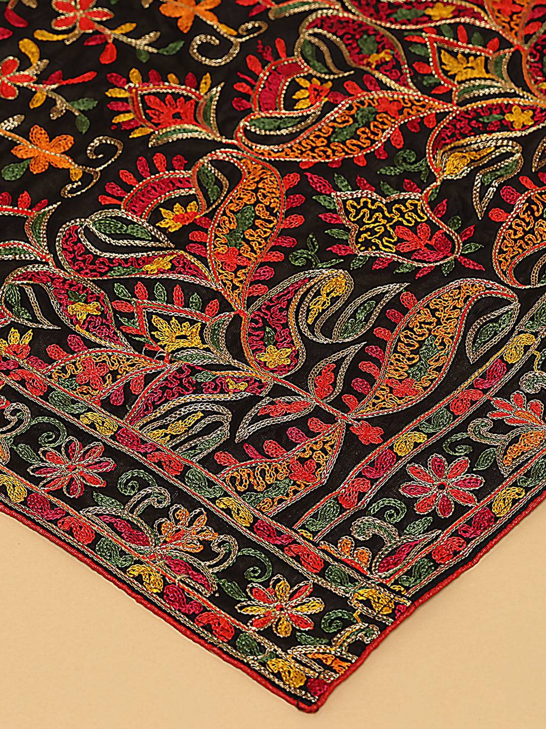 Latest Poly Chiffon Pashmina Threadwork Dupatta by My Store