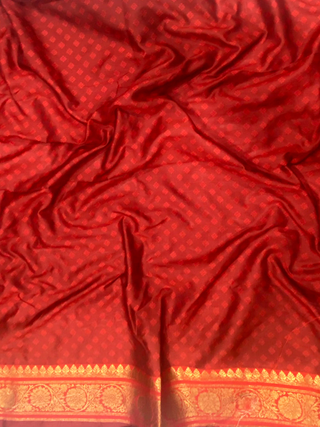 Regal Grey Gold Zari Butta Saree by My Store