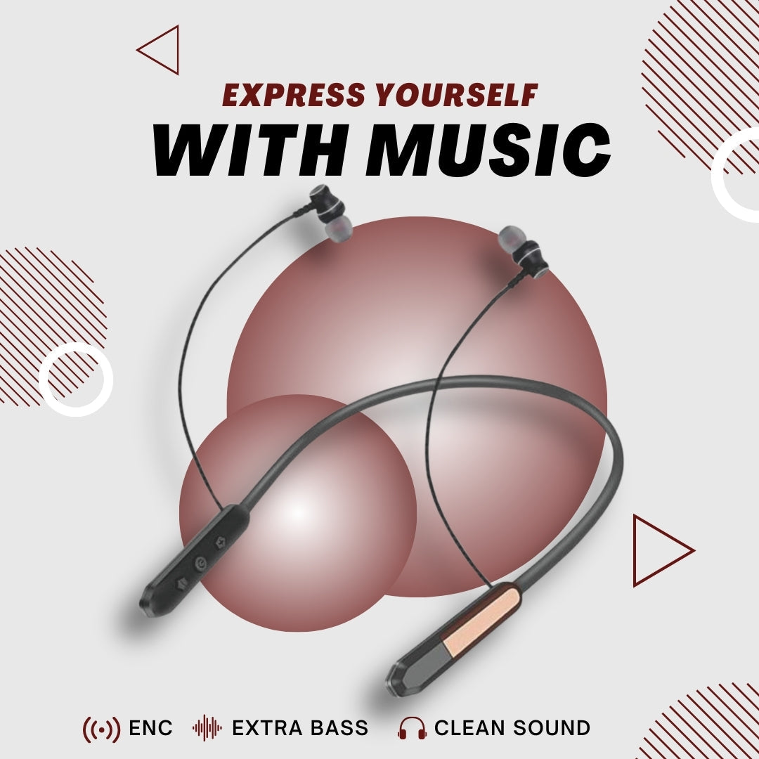Spark311 Bluetooth Neckband | ENC | 30 Hr | IPX Water Resistant