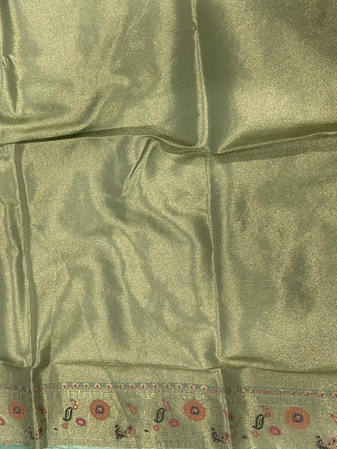 Jangal Minaather Zari Weaving Banarasi Silk Saree by My Store