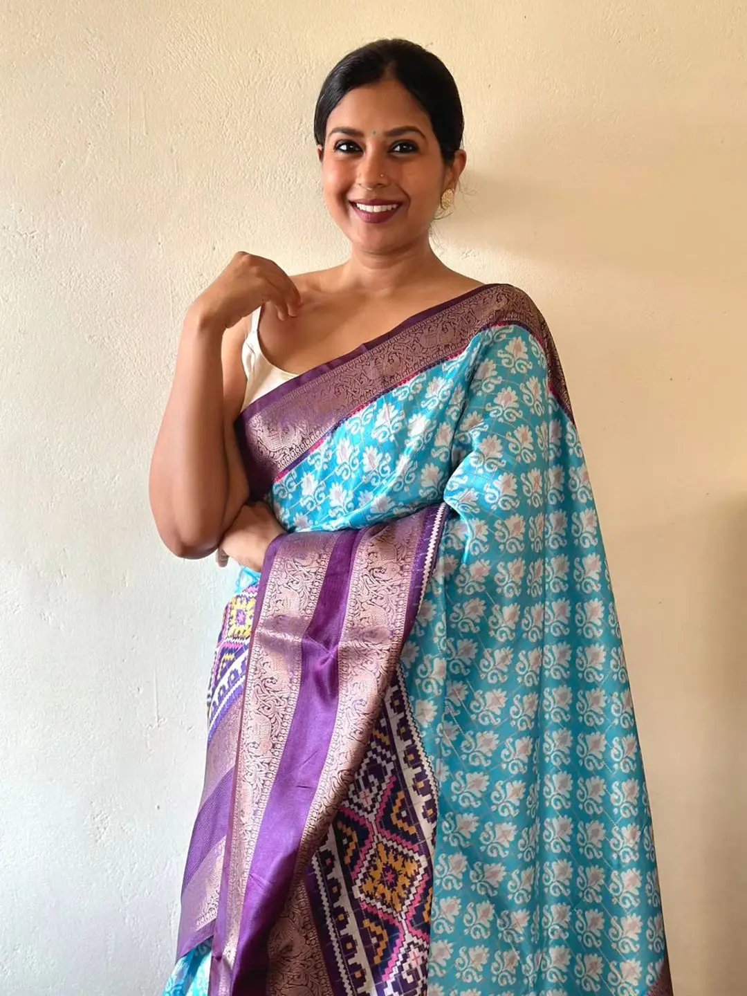 Gadwal Pattu Zari Weaving Soft Silk Saree by My Store