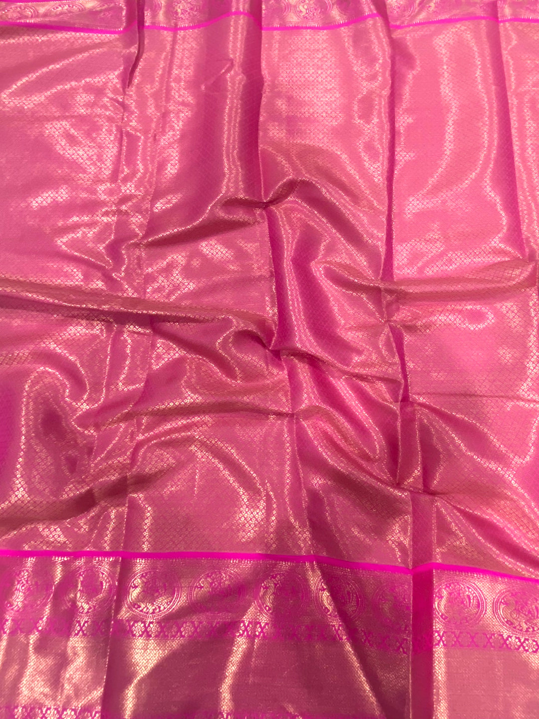 Green Floral Zari Banarasi Kanjivaram Silk Saree by My Store
