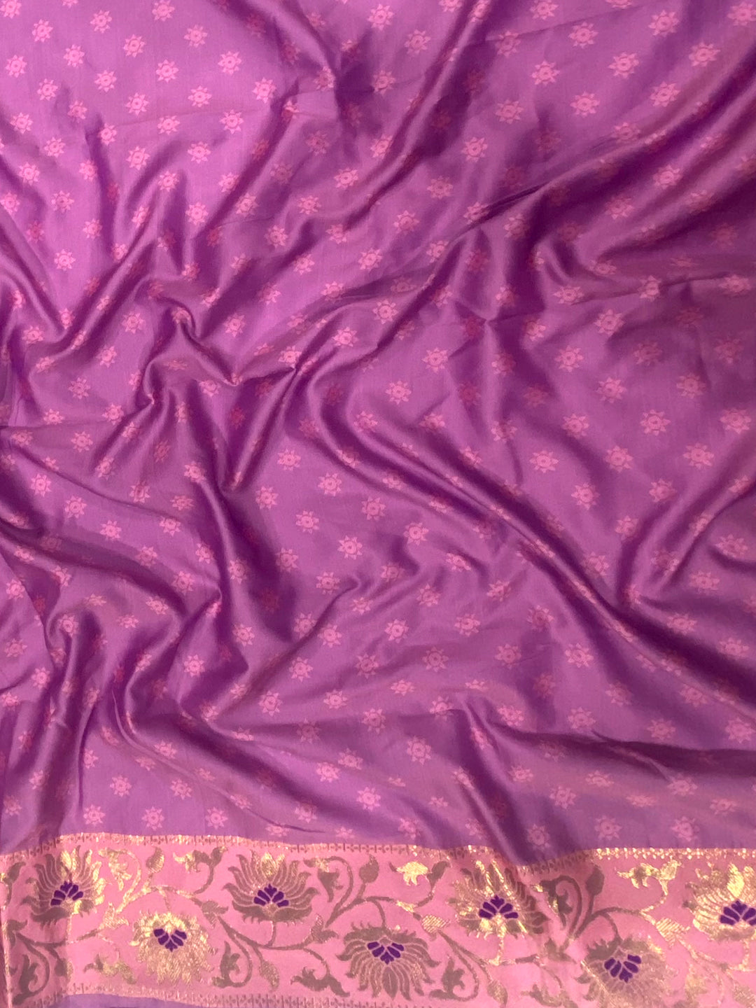 Royal Purple Soft Silk Pattu Saree by My Store