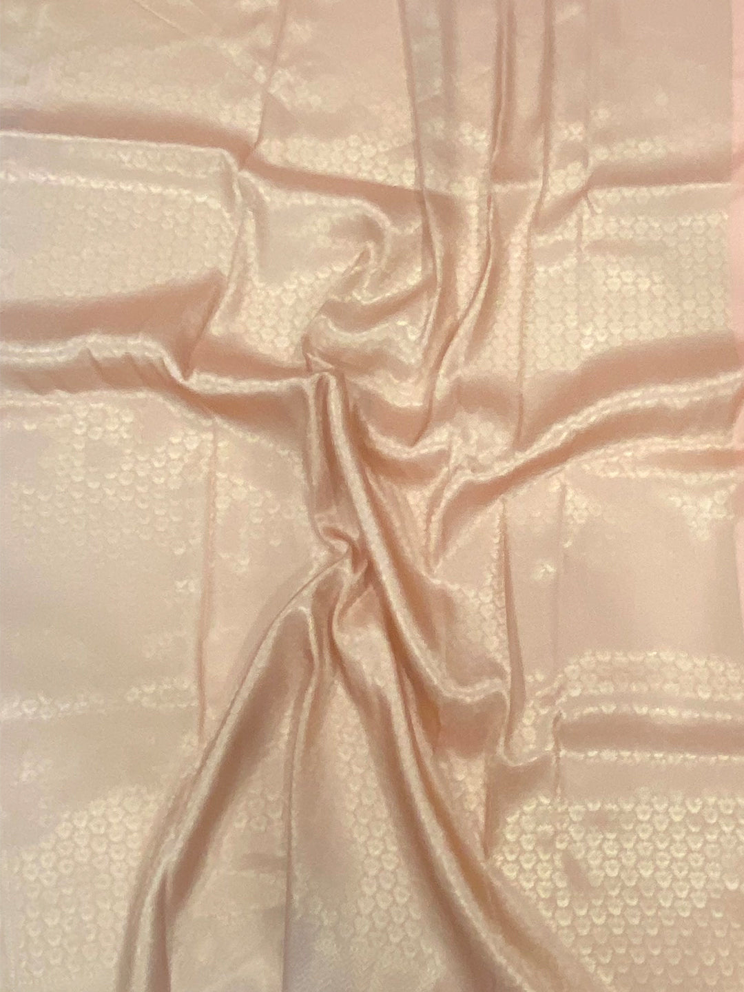 Salmon Pink Kanjivaram Digital Silk Saree by My Store