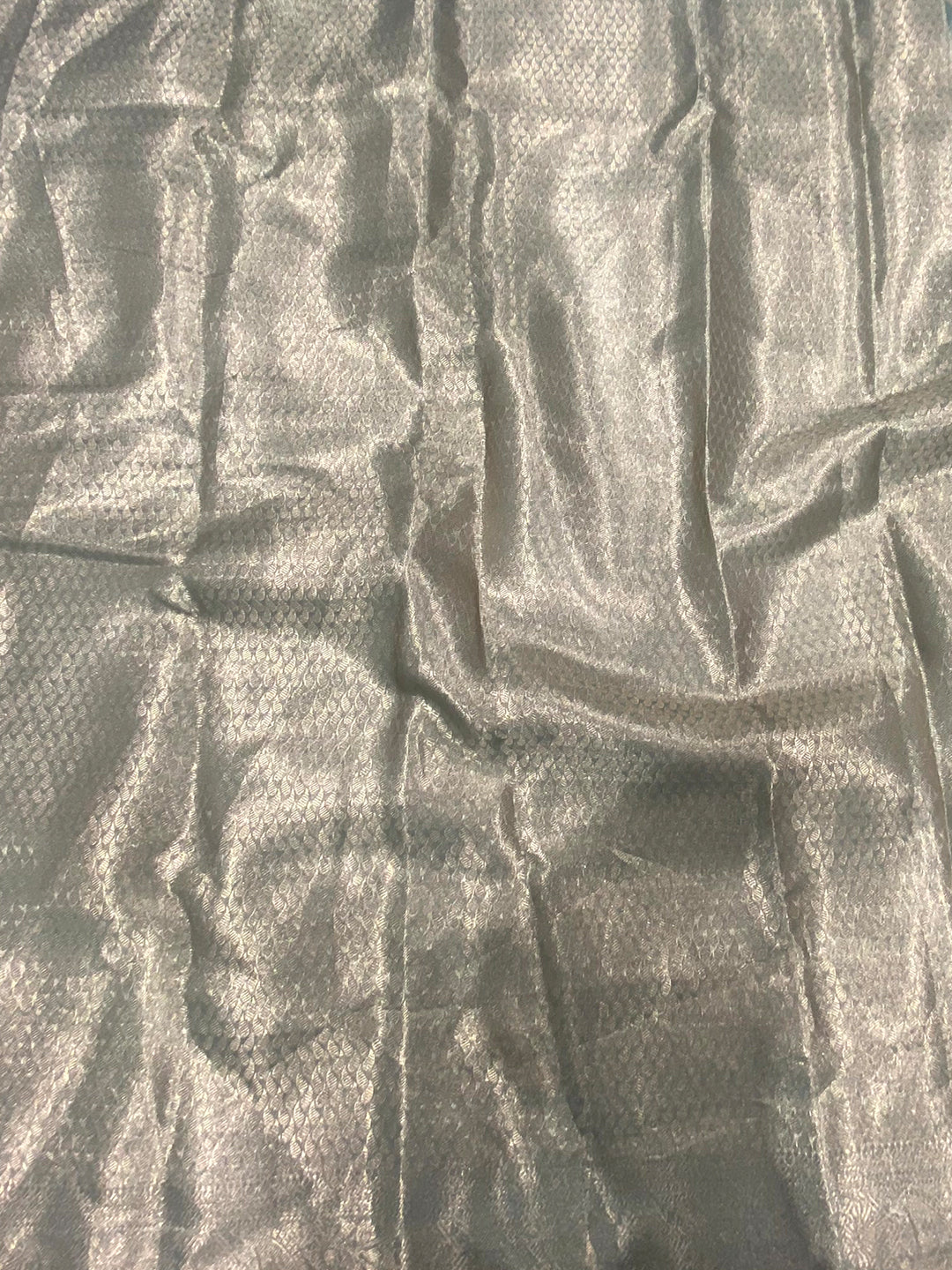 Blue Tissue Jarokha Zari Weaving Saree by My Store