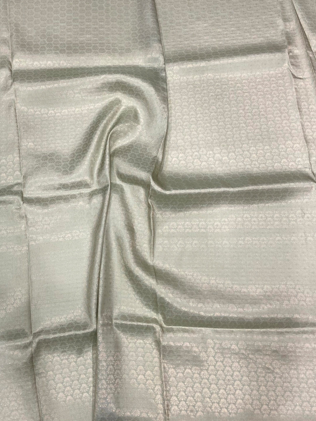 Ethereal Mint Kanjivaram Digital Silk Saree by My Store