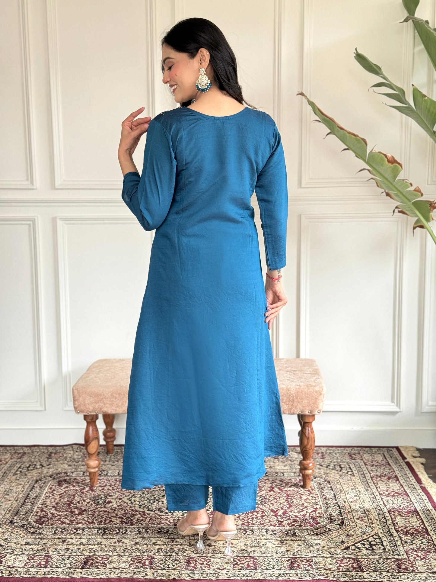 Designer Beautiful Blue Kurta Set