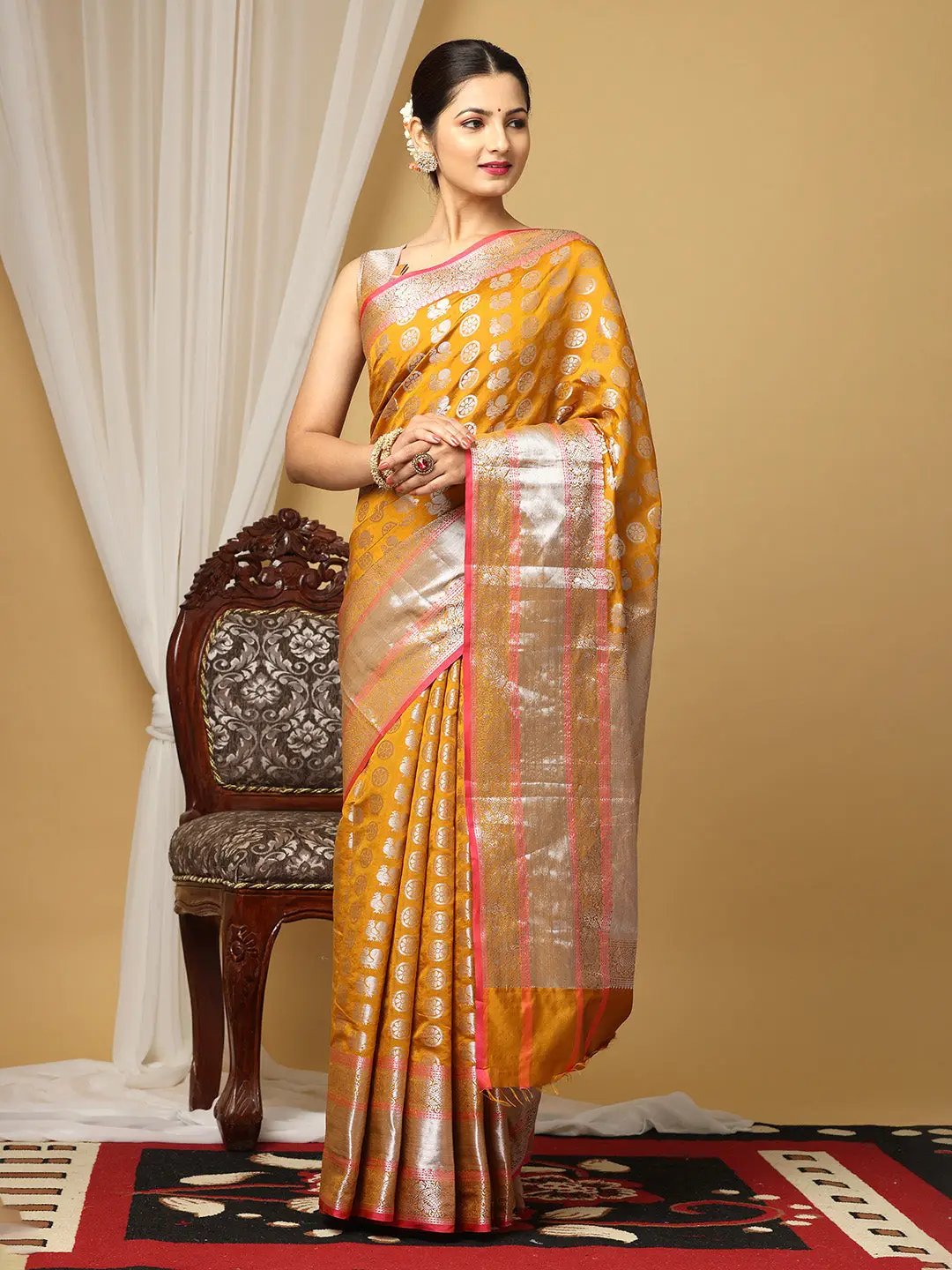 Kanjivaaram Soft Silk Design Saree by My Store