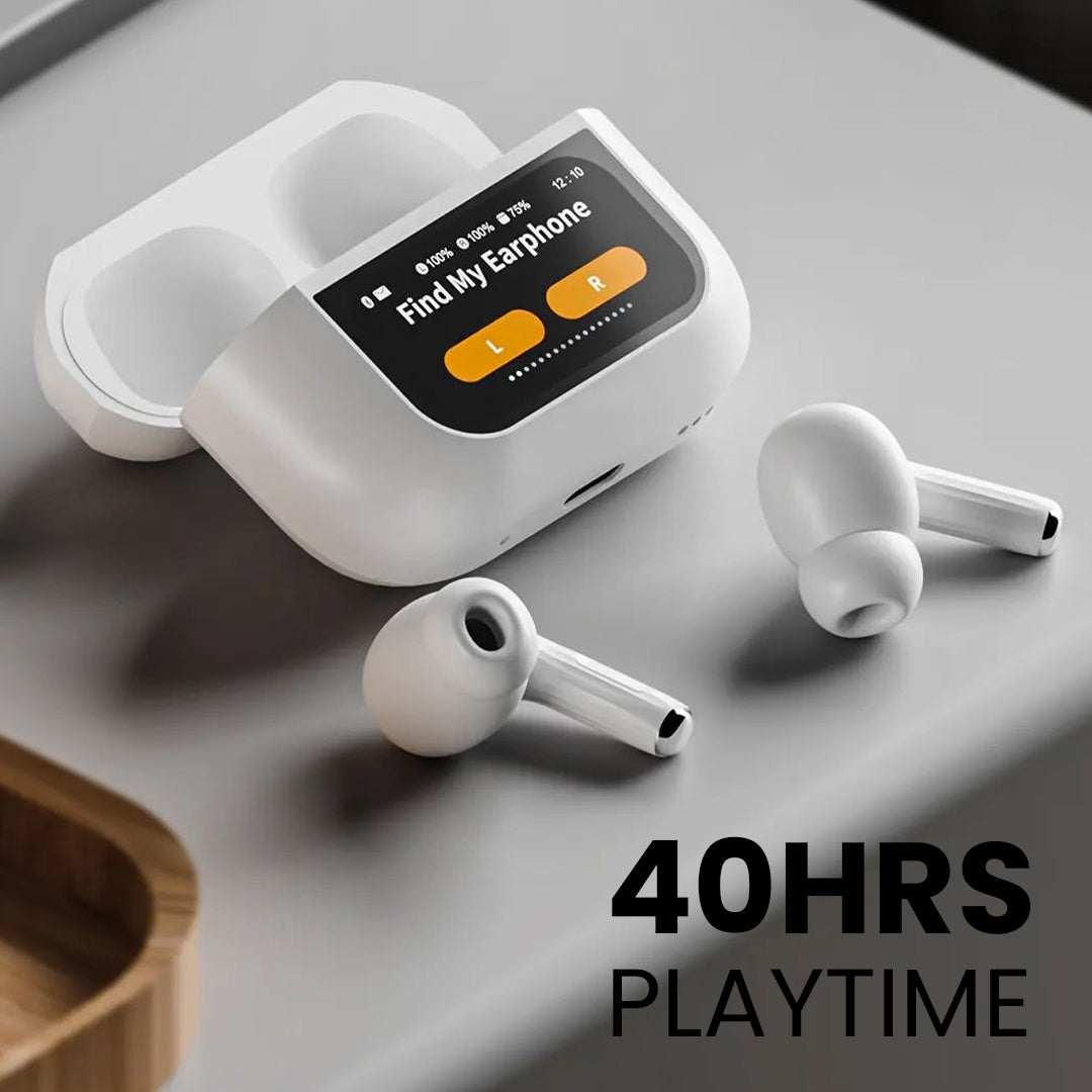 Alpha Touch Screen Bluetooth Earbuds | Noise cancellation