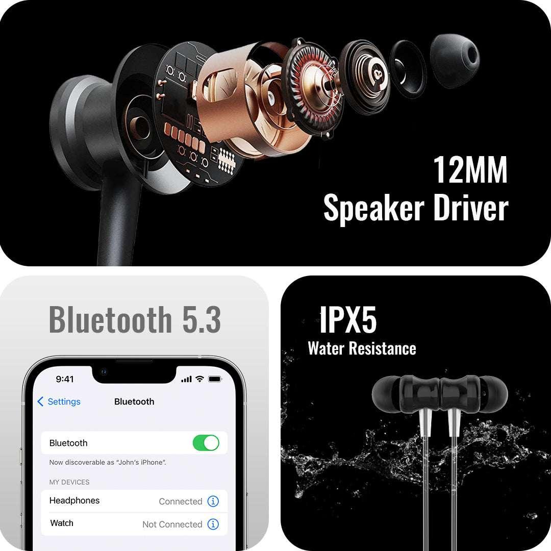 Order TecSox Verve 300 Bluetooth Neckbank | Powerful Audio