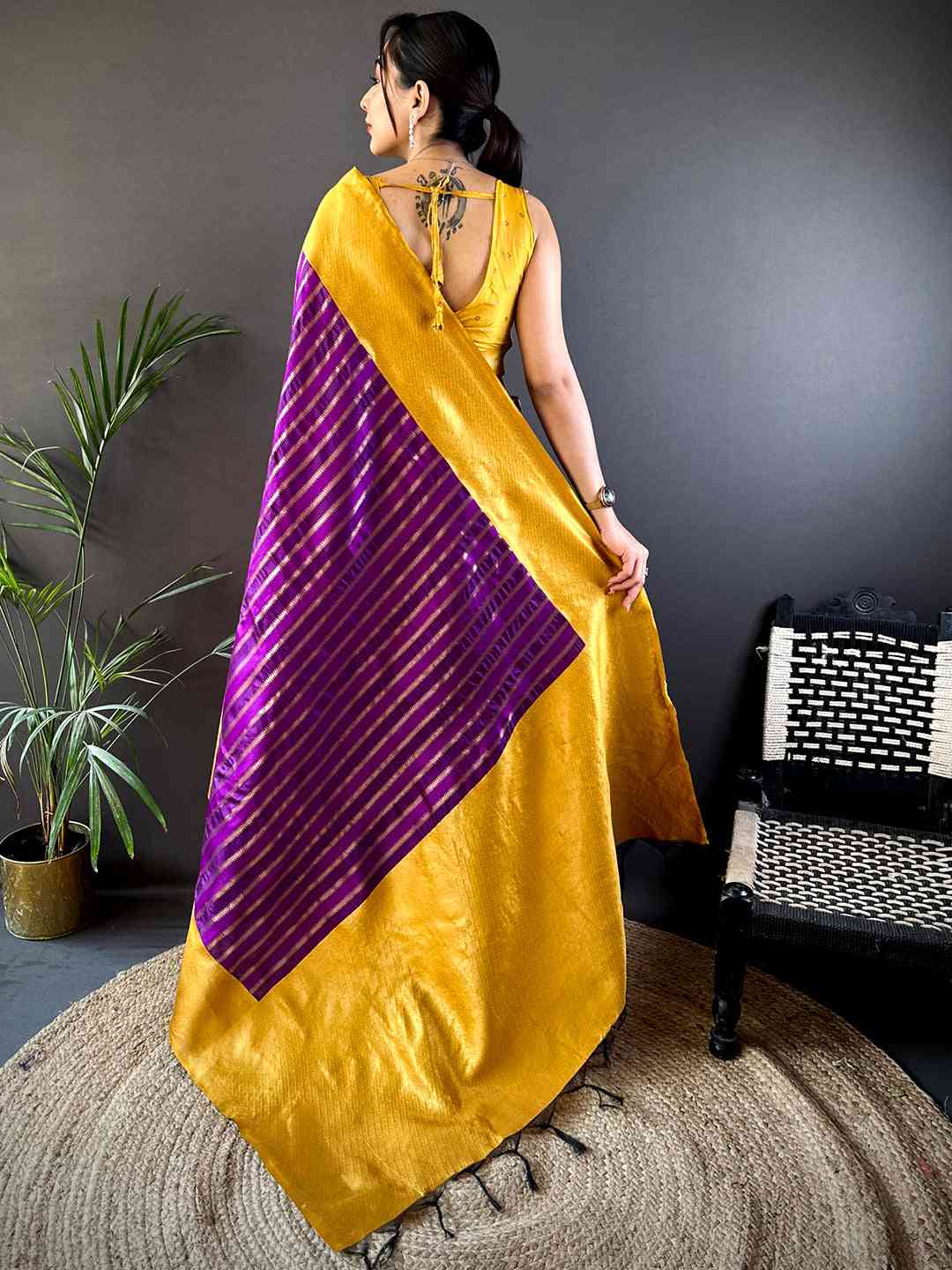 Regal Banarasi Katan Soft Silk Saree by My Store