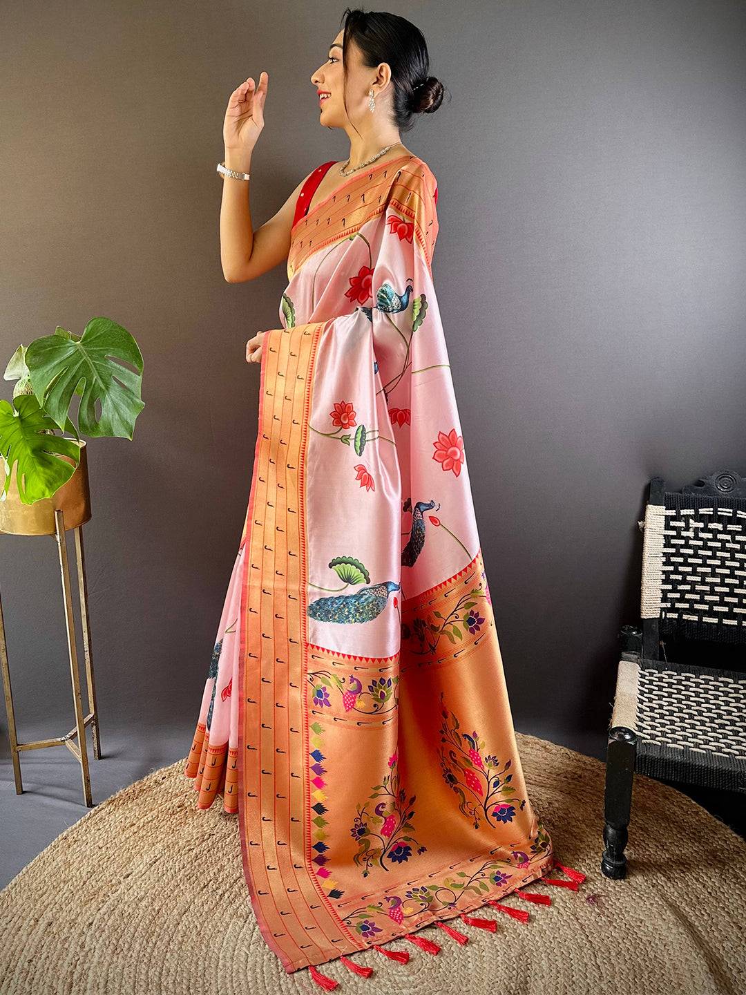 Heritage Elegance Soft Silk Saree by My Store