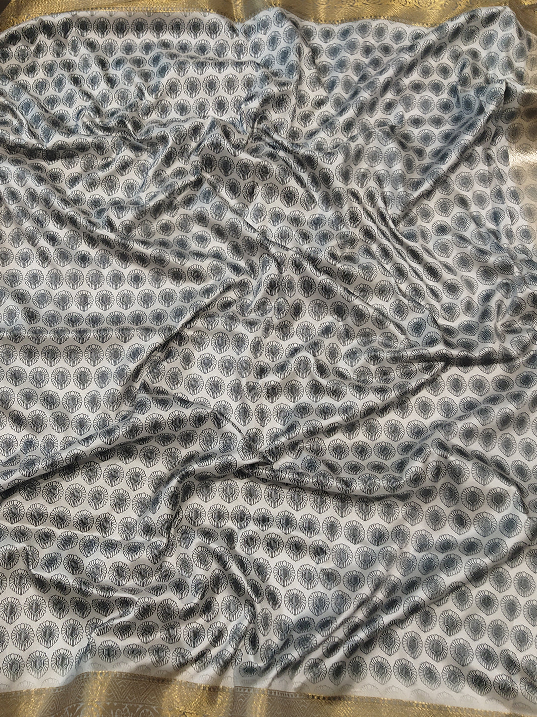 Stunning Kalamkari and Block Print Work Saree by My Store