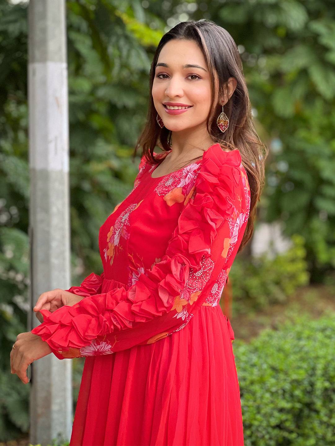 Radiant Ruby Dress by My Store