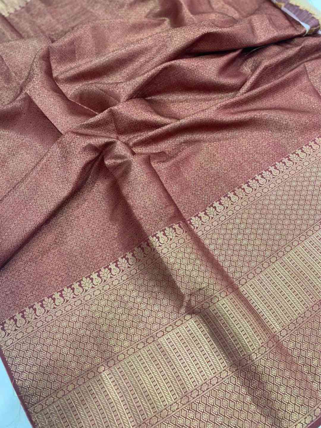 Patola Digital printed Moonga Silk Kota Doriya Designer Party Wear Saree by My Store