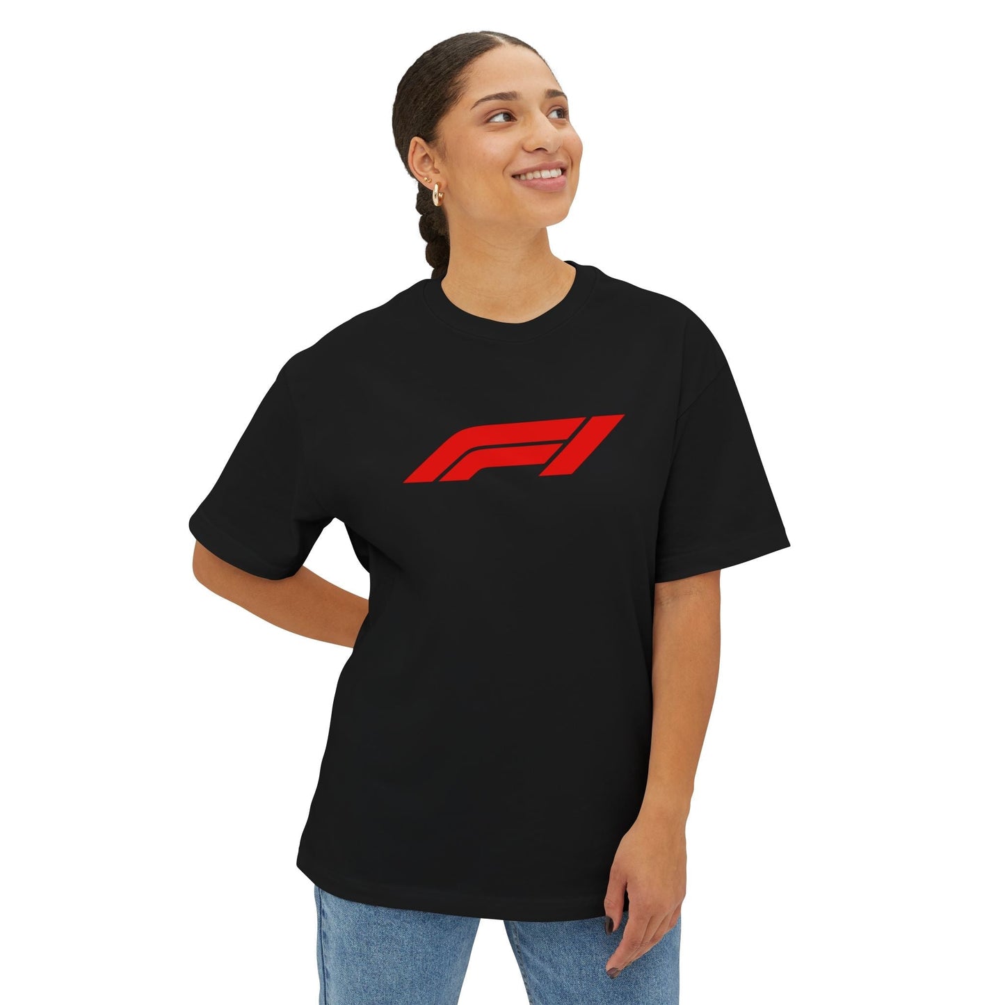 Formula 1 - Unisex Off Shoulder Oversized T-shirt