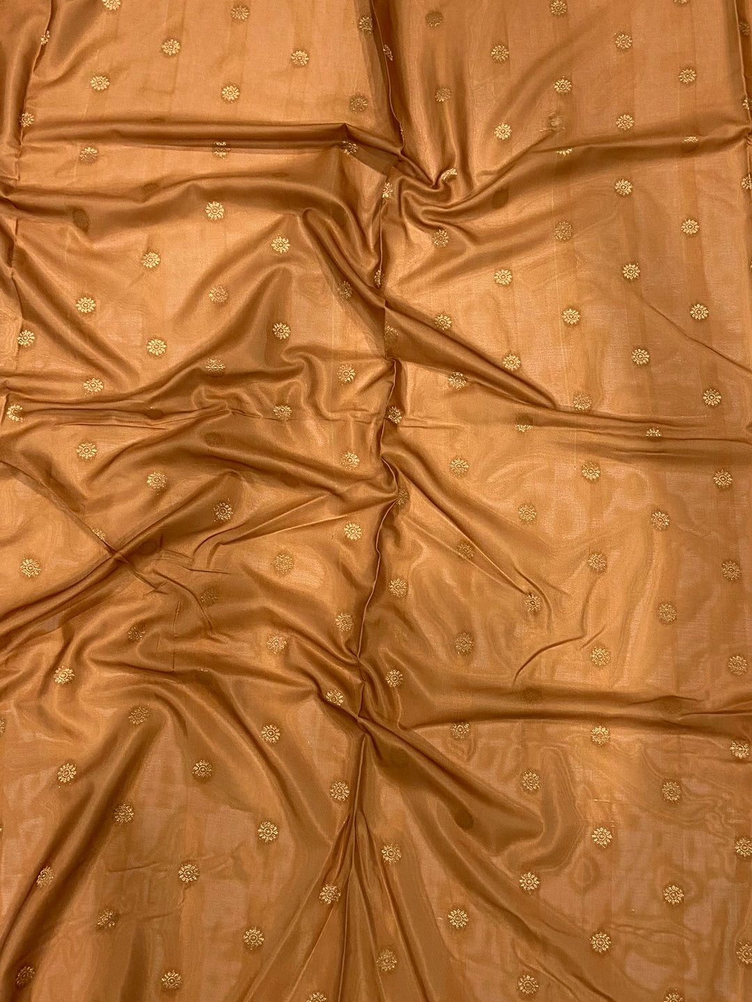 Pastel Cream Soft Crepe Silk Digital Ombre Saree by My Store
