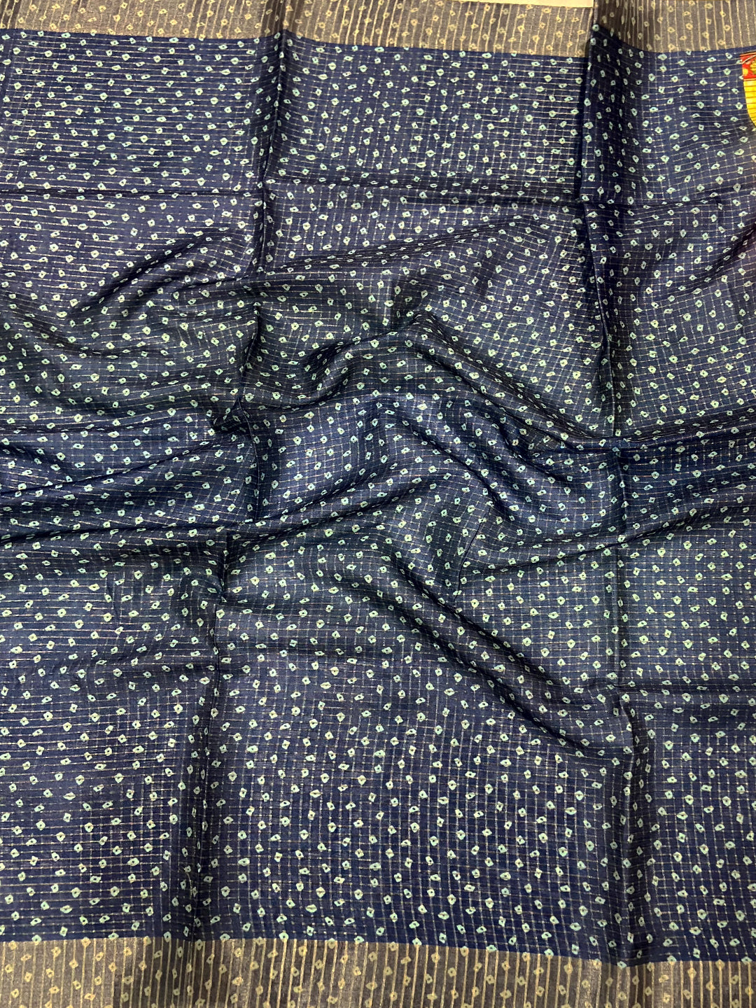 Graceful Silk Blend Bandhani Print Saree by My Store