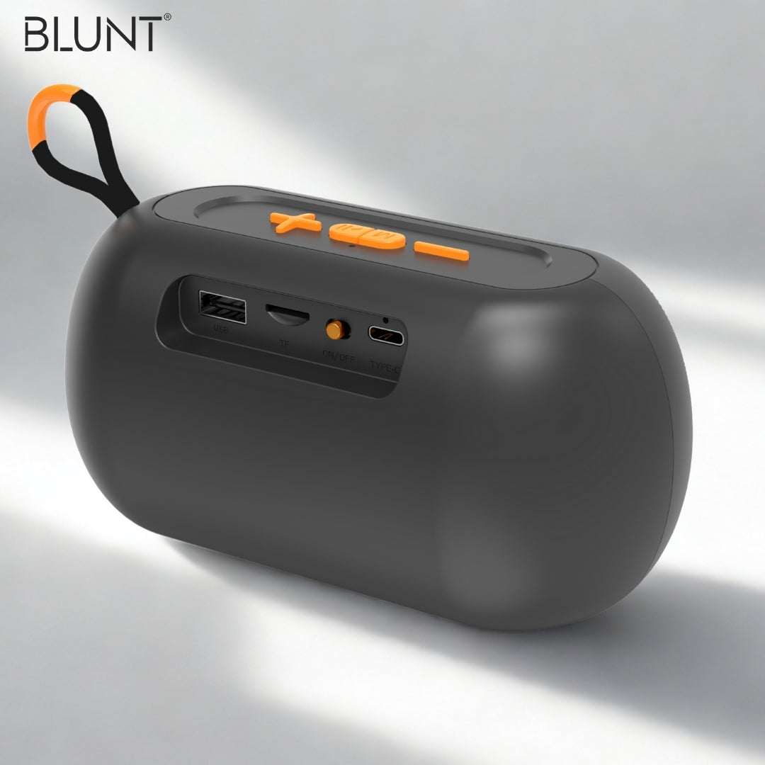 BLUNT SOUNDWAVE L4 – 10W Bluetooth Speaker with 16H Playtime, TWS, FM & SD Support
