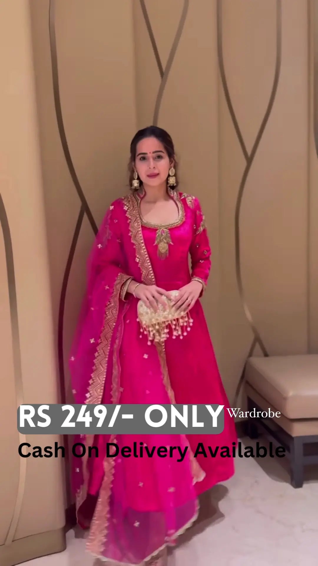 Elegant Anarkali Suit with Dupatta - My Store