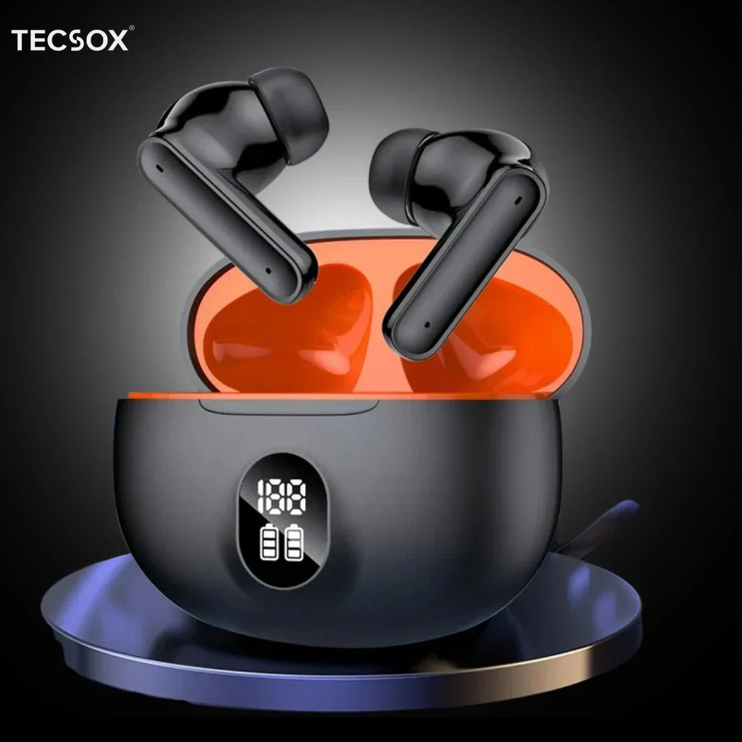 TecSox Pulse411 Bluetooth Earbuds | Deep Bass