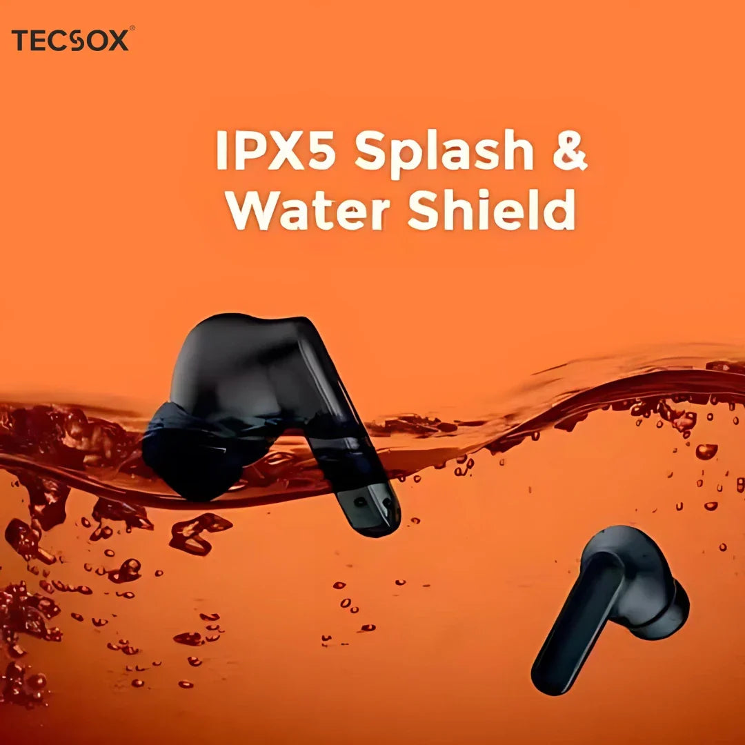 TecSox Pulse411 Bluetooth Earbuds | Deep Bass